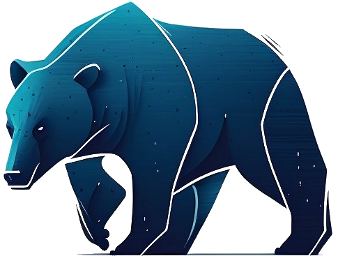 Oso azul de beBaker